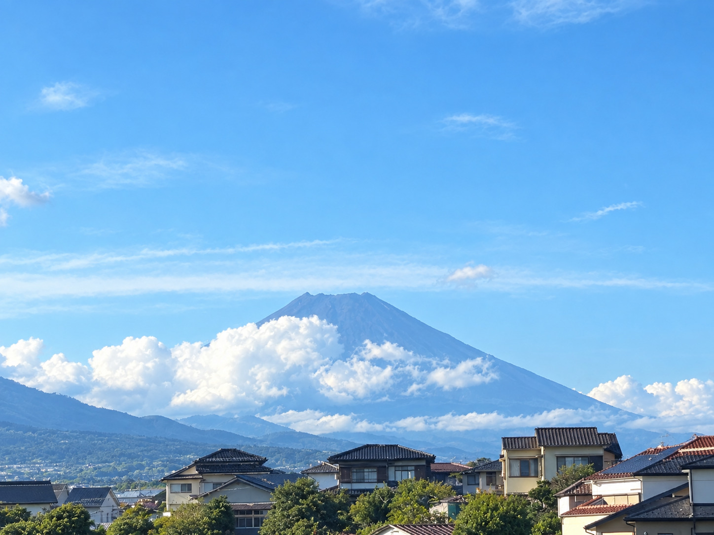 束の間の晴れ間☀